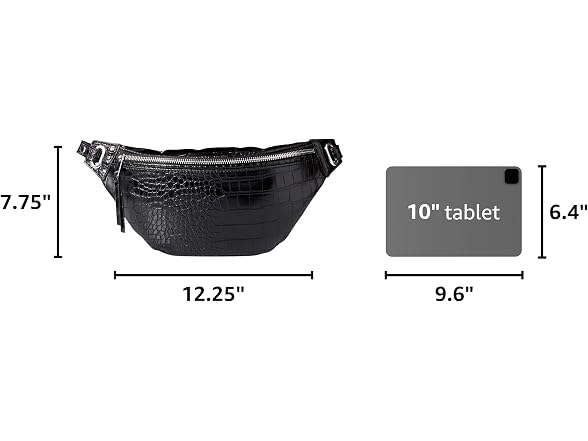 The Drop Women's Preston Belt Bag, Black - Gallery 4