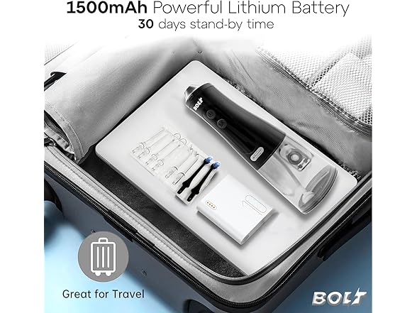 BOLT 350ml Oral Irrigator - 9 Modes