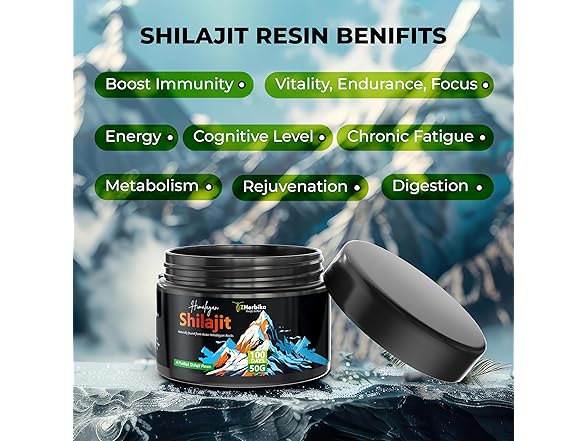  ZHerbika Pure Himalayan Shilajit Resin