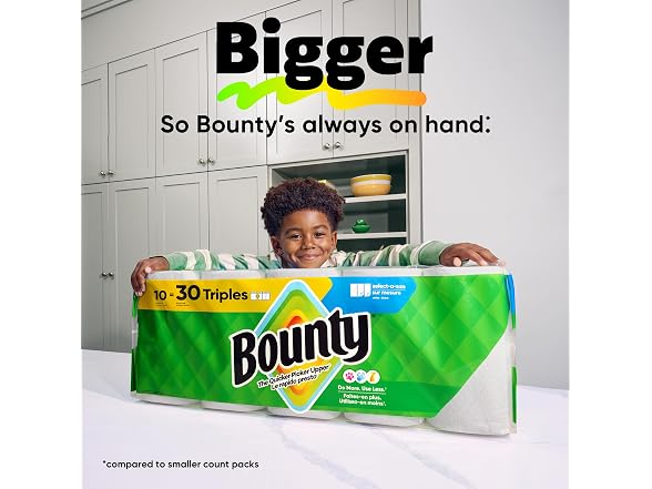 Bounty Paper Towels Select A Size White 6 Double