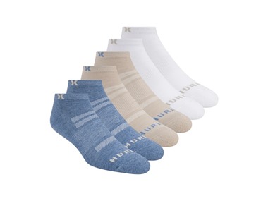 $15.99, Was $36, 55% Off! Hurley Men's 12-Pairs Low Cut Socks dealfomo