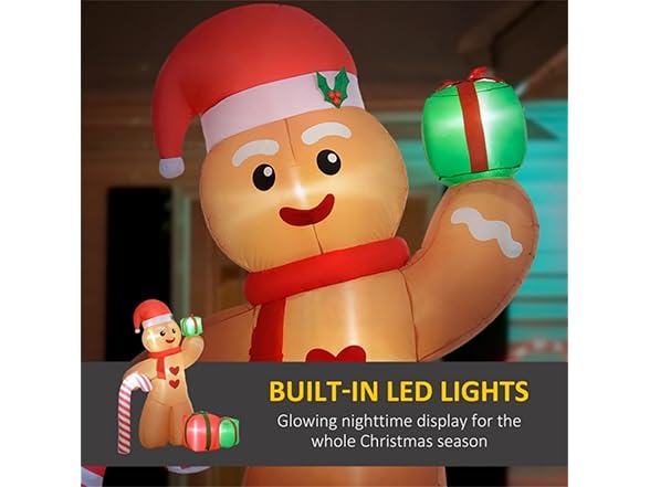 CIGEGE 8ft Gingerbread Man