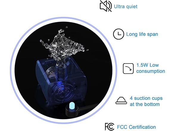 Wonder Creature Cat Water Fountain Stainless Steel, 81oz