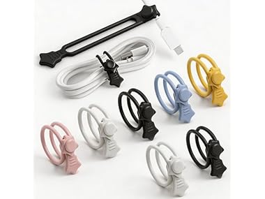 $3.49, Was $9.99, 65% Off! KLKE Quick Bind–Silicone Cable Ties dealfomo