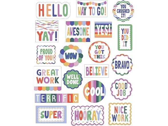 Teacher Created Resources Color Crush Stickers