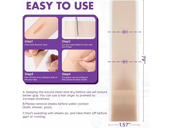 DFK Silicone Scar Sheets