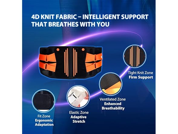 Large Knit Back Brace
