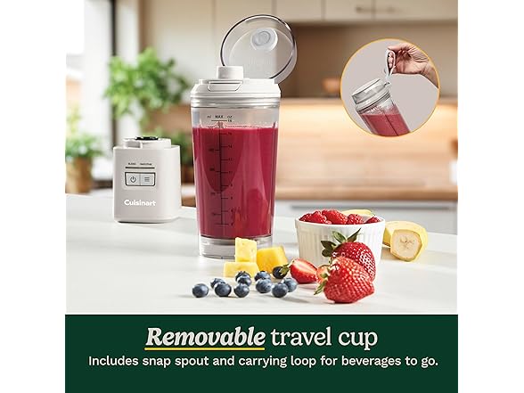 Cuisinart Cordless Rechargeable Portable Blender