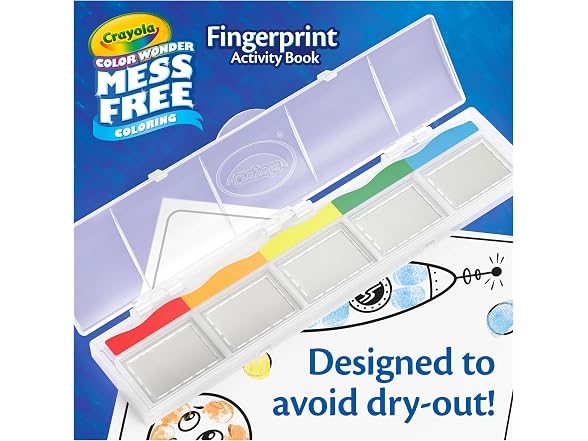 Crayola Color Wonder Mess Free Fingerprint Activity Book