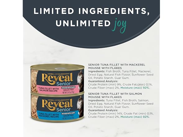Reveal Tuna Senior Wet Cat Food Flakes i