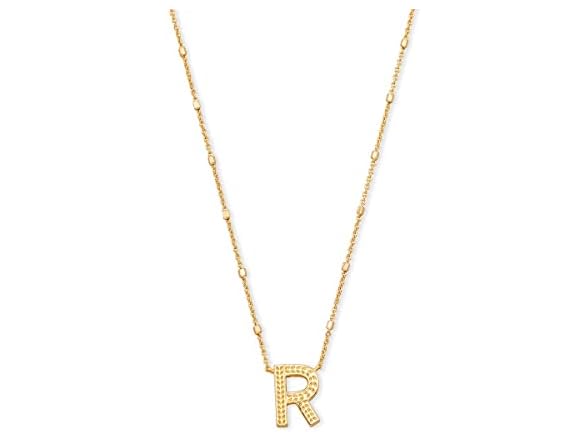 Womens Letters A-Z Pendant Necklace
