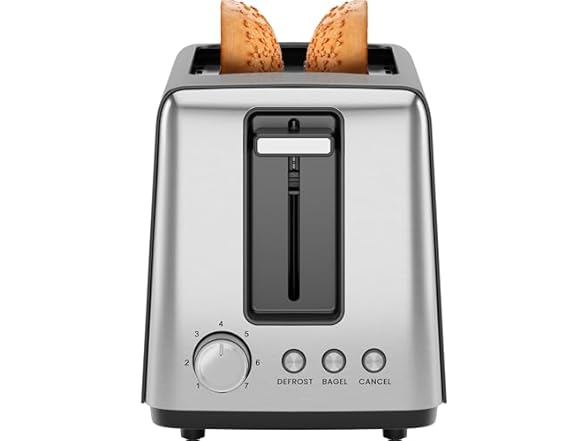 Chefman 2 Slice Toaster, 7 Shade Settings