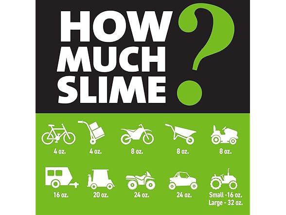 Slime 10193-6PK 2-in-1 Tire and Tube Sealant Puncture Repair Sealant