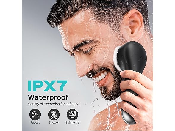 Silicone Electric Exfoliator Scrubber