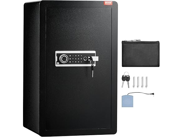 VEVOR Single Door 4.0 cu.ft Safe Box with Key Lock