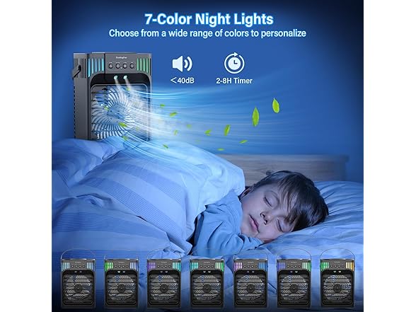 TIOKVIOP TIOKVIOP-AB-1-BLACK TIOKVIOP Portable Air Conditio