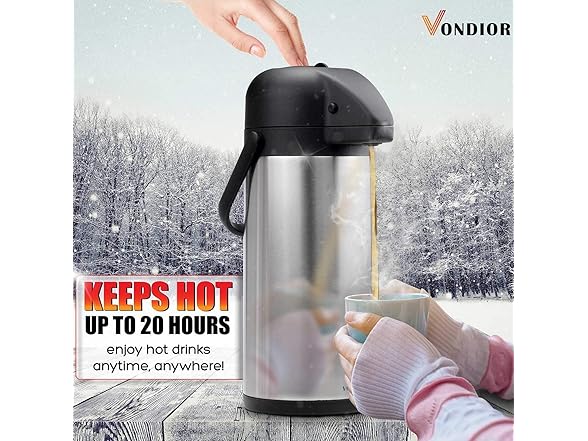 85 oz Airpot Coffee Carafe with Pump