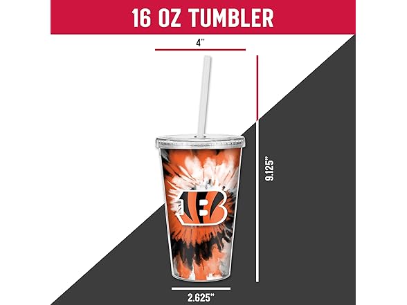 Rico Industries NFL Clear Tumbler