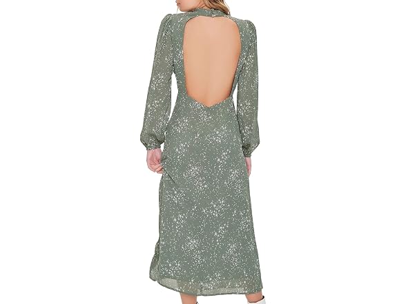 Forever 21 (M) Celestial Open-Back Midi Dress