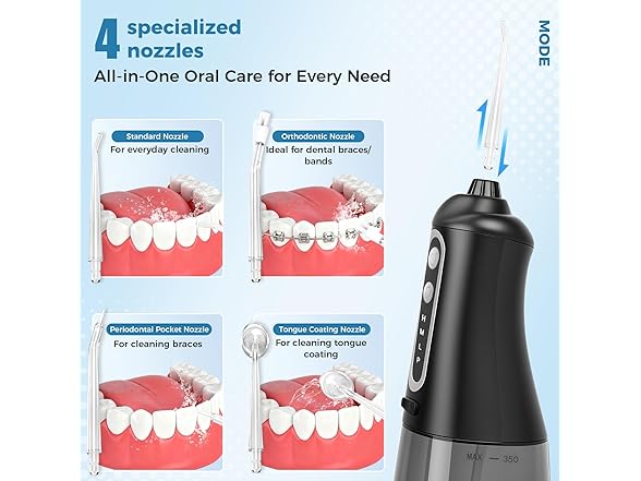 Alplead Water Dental Flosser Pick