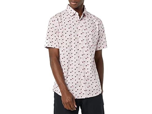 Light Pink Palm Leaf Print