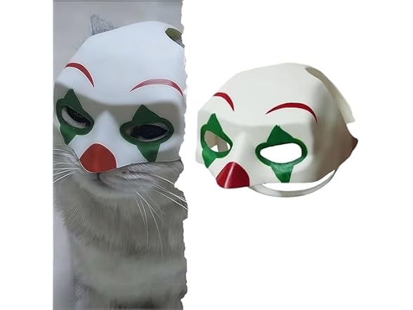 LINHUNCAT Cat Joker Mask