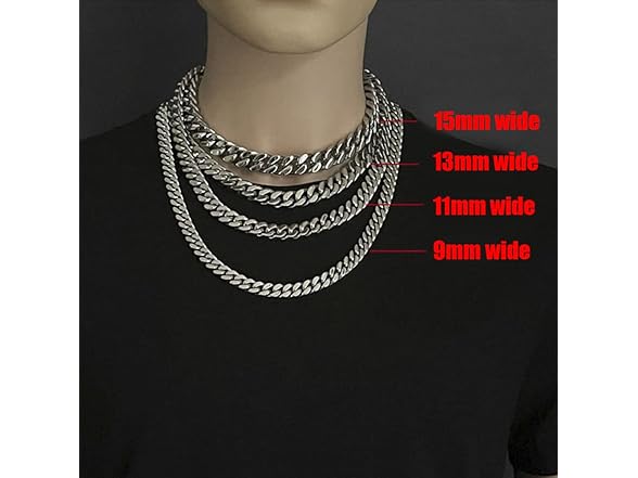 Mens Steel Cuban Link