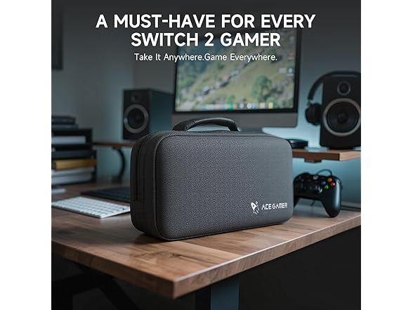 AceGamer Switch 2 Carrying Case 3in1