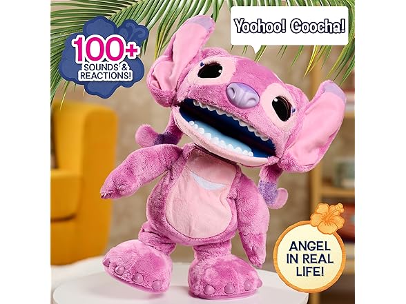Disney Stitch Ultimate Angel Interactive 17" Plush Toy