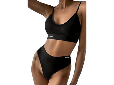 $15.99, Was $29.99, 46% Off! Talmont Seamless Ribbed Bra & Panty Set dealfomo