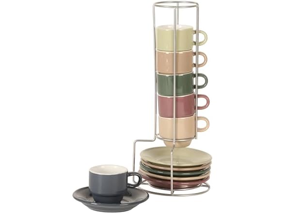 Gibson Home Brew Harmony 13 Piece Espresso Cup Set