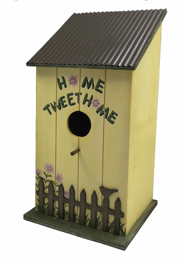 12" Home Tweet Home Bird House - Gallery 2