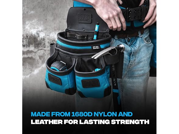 OX OX-U268601 OX 4-Piece Kevlar Construction Tool Belt  - Gallery 3