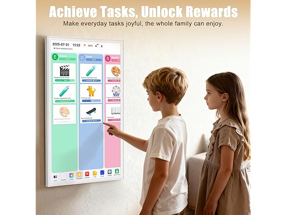 Homlab Digital Calendar 32" Smart Touchscreen