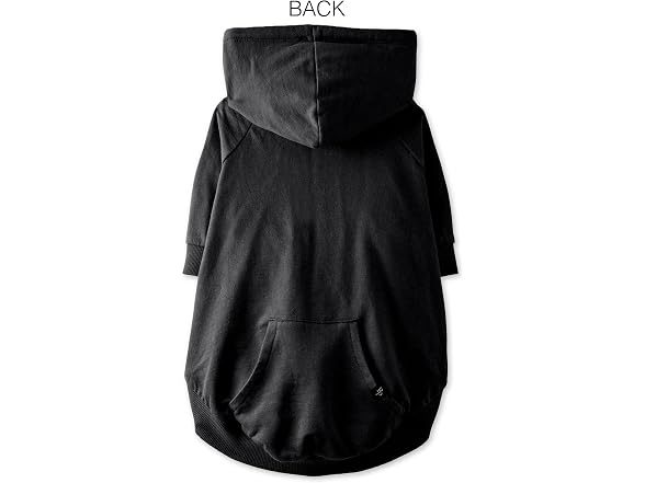 Pet Passion Rocky II Dog Hoodie, Black, XXX-Small