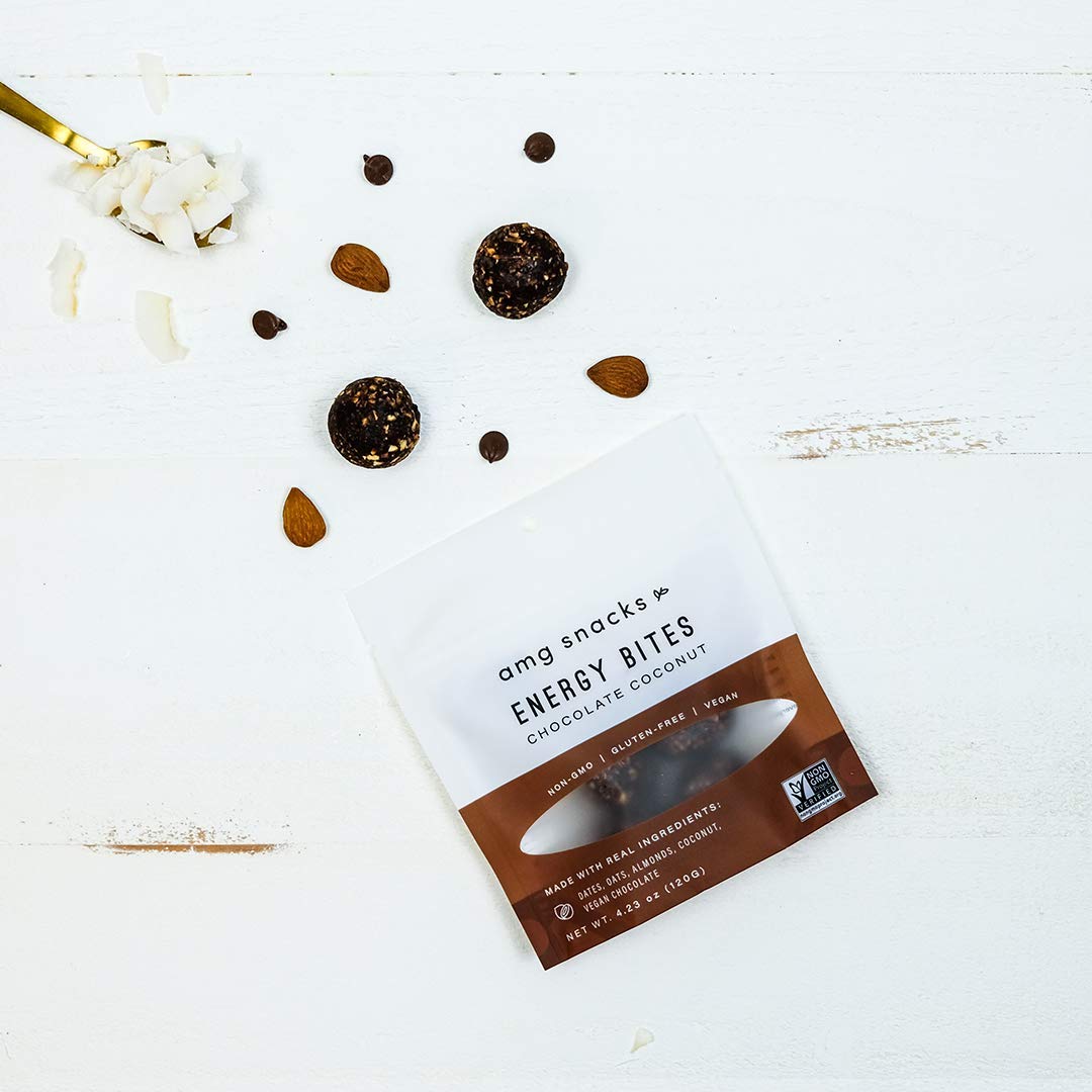 (6 Pack) AMG Chocolate Coconut Energy Bites - Gallery 7