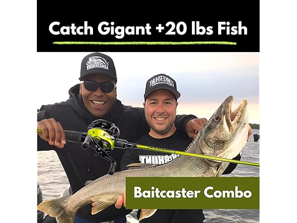 Lunkerhunt Bedlam Baitcaster Combo