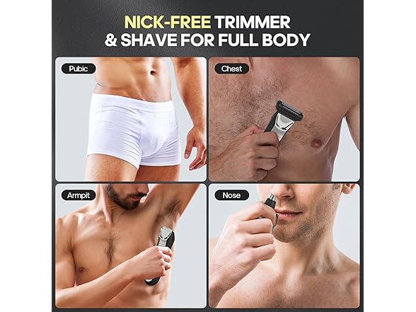 Electric Body Hair Trimmer Shaver