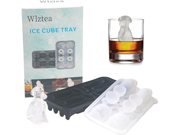 Wlztea Wlztea Ice Cube Tray Dog Shaped