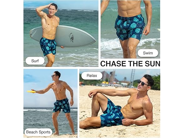Kanu Men's Navy Trunk Pina Navy (S)
