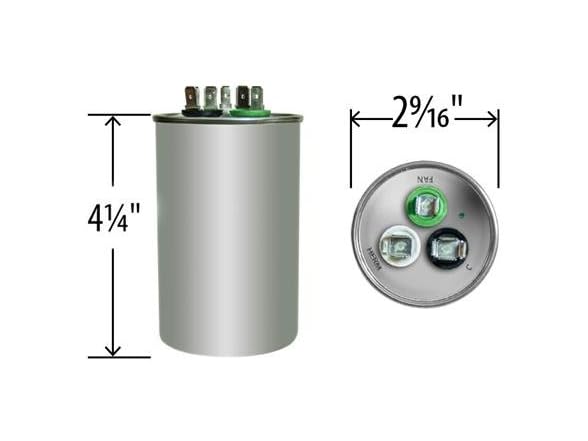 Replacement Round Dual Universal Capacitor
