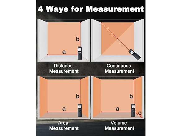 WELLRAY 165FT IP54 Laser Measure Tool