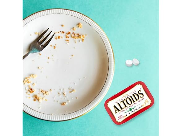 ALTOIDS Peppermint Breath Mint Tins, 3.52 Oz (Pack of 2)