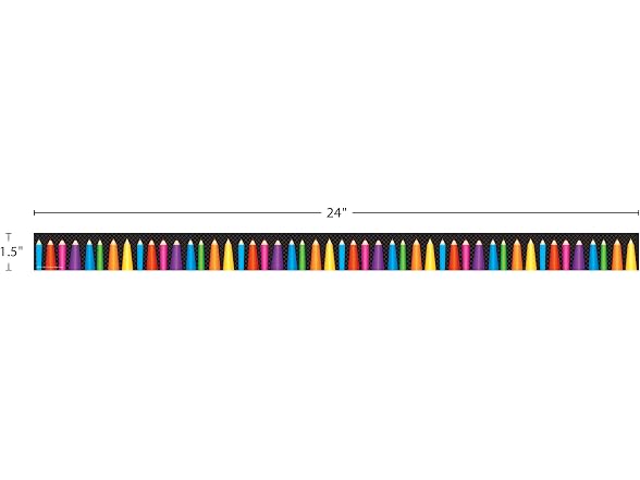 Teacher Created Resources Colored Pencils Magnetic Border