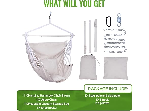 Backyard Expressions Hammock Chair
