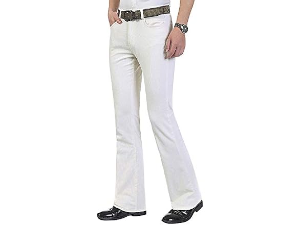 HAORUN Men's (34) Men Corduroy Bell Bottom Flares