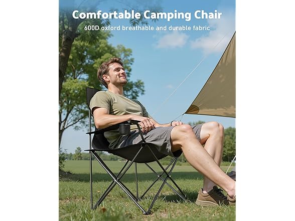 YSSOA Portable Folding Chair, 2-Pack