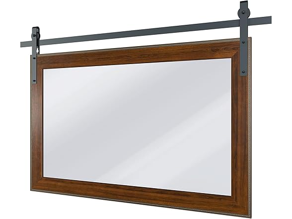 LOVMOR Farmhouse Bathroom Mirror, 51"x35"