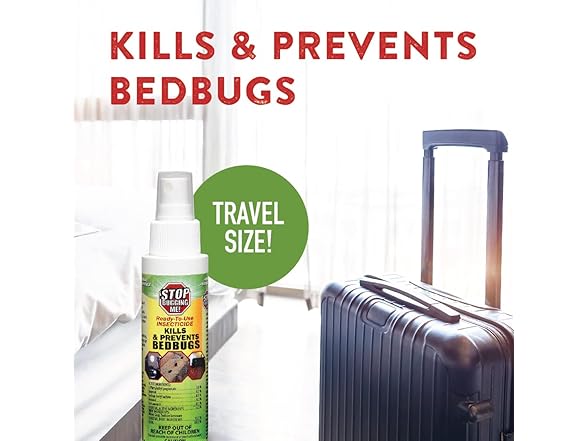 MouseX Stop Bugging Me! 3oz Bed Bug Killer and Repellent