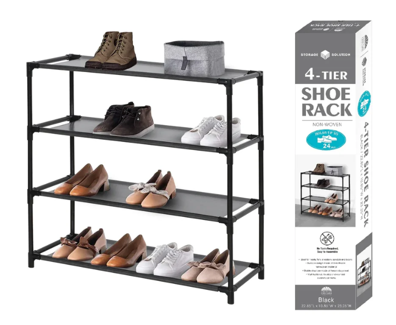 4-Tier Shoe Storage and Organizer Rack - Gallery 5